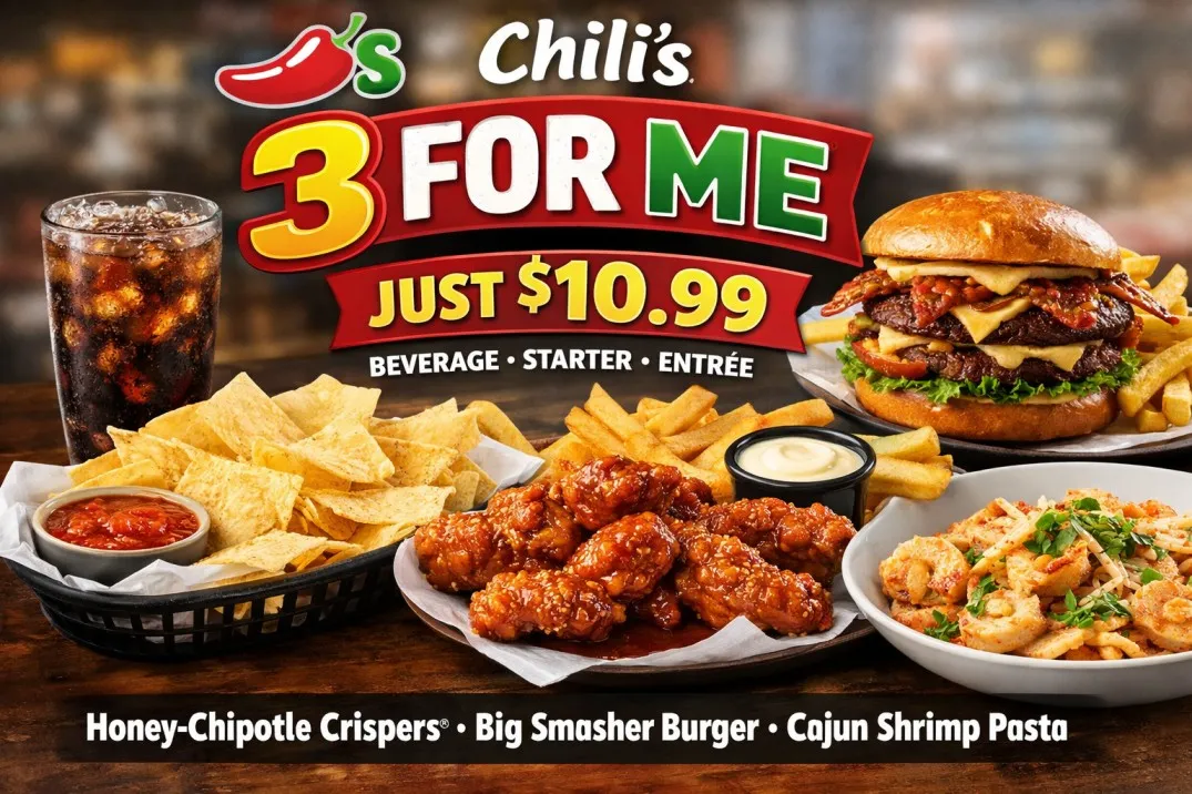Chili’s 3 For Me