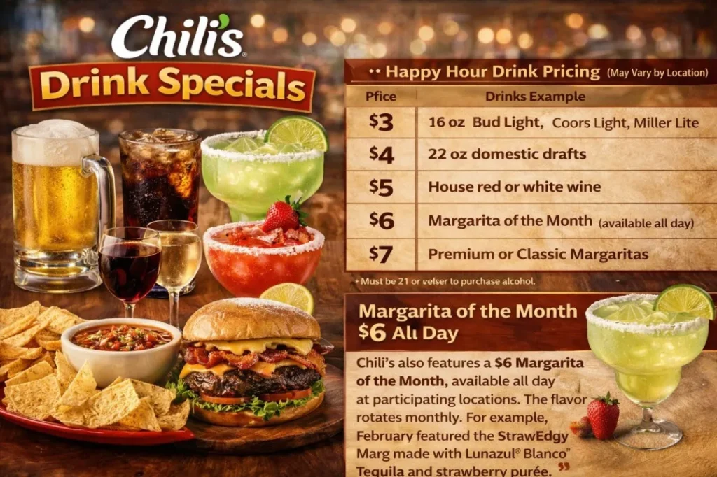 Chili’s Drink Specials