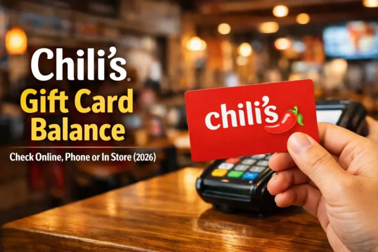 Chili's Gift Card Balance