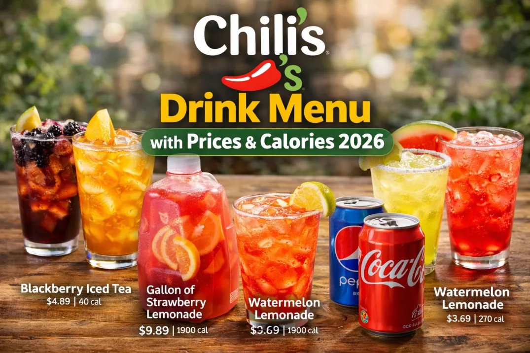 Chili’s drinks menu