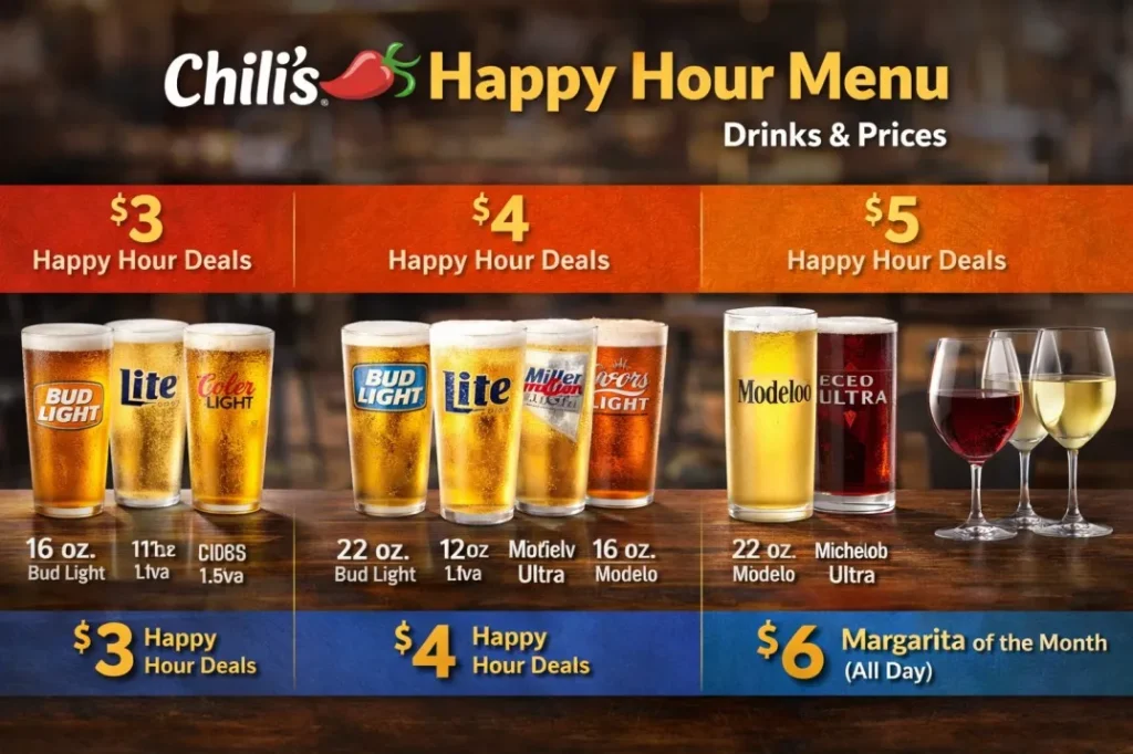 Chili’s happy hour menu